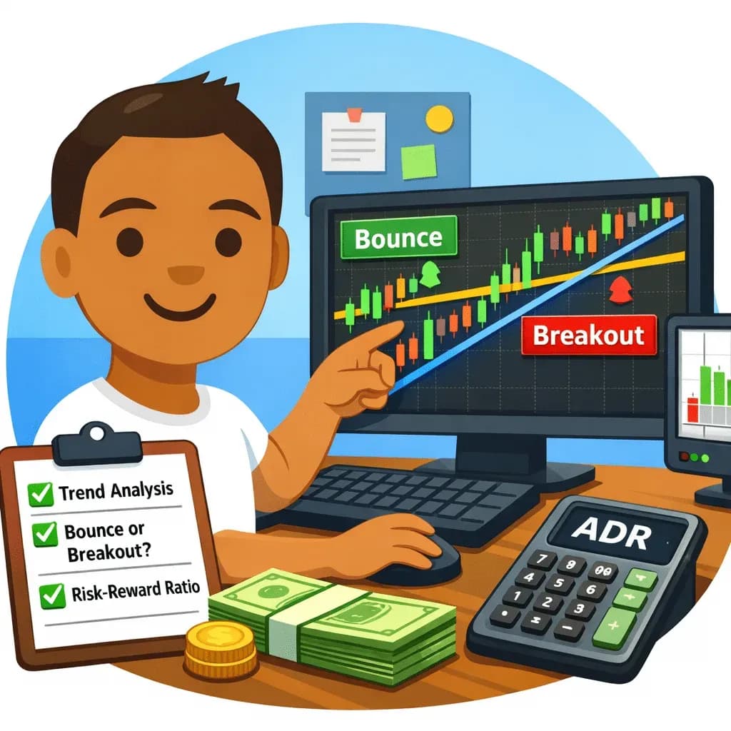 Forex Trendline Strategy with Multi-Timeframe Analysis
